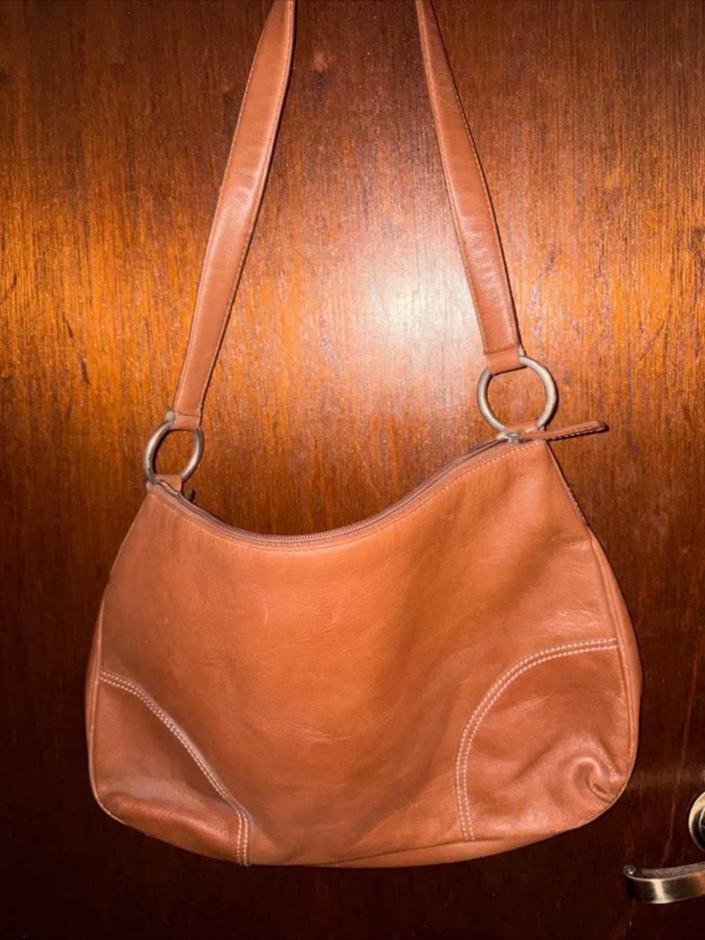Fossil Saddle Shoulder Bag - Cognac Brown